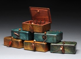 Mixed Media Boxes – suite 2/11, 6x – 3.5”x2.5”x1.5”